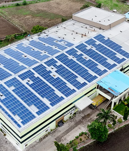 Orb Energy's rooftop solar installation for Pratap Snacks