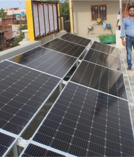 on grid rooftop solar for home